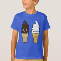 Baunilha macia do chocolate da bolacha do cone do