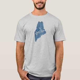 Camiseta Baxter State Park Maine Wood Grain