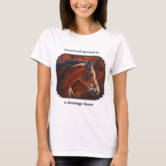 Camiseta Bay Hanoverian Dressage Horse (Frente)