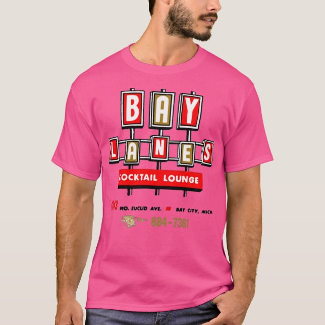 Camiseta Bay Lanes - Bay City, MI (Frente)