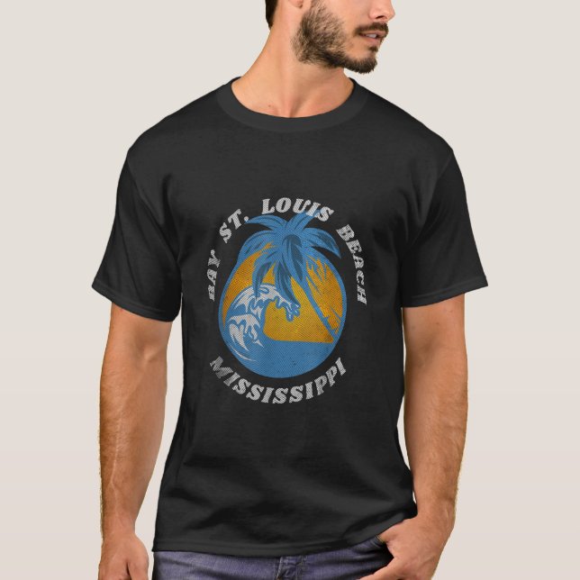 Camiseta Bay Rua Louis Beach BeauBonito Mississippi (Frente)