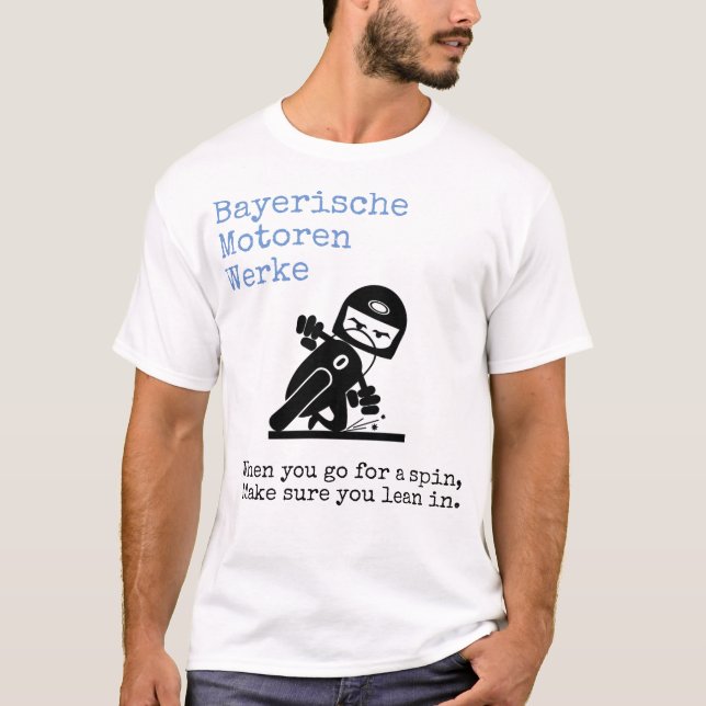 Camiseta Bayerische Motoren Werke Lean (Frente)