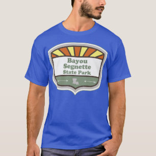 Camiseta Bayou Segnette State Park Louisiana LA Crachá Vaca