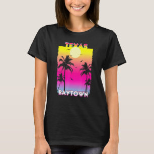 Camiseta Baytown Texas Tx Summer Vintage Sunset