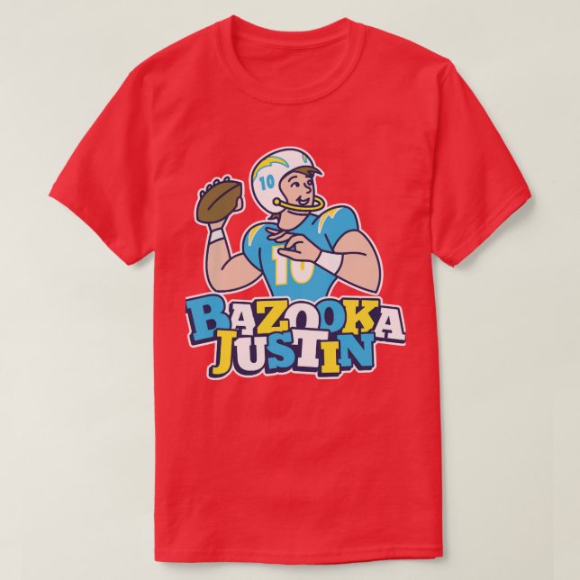 Camiseta Bazooka Justin Chargers (Frente do Design)