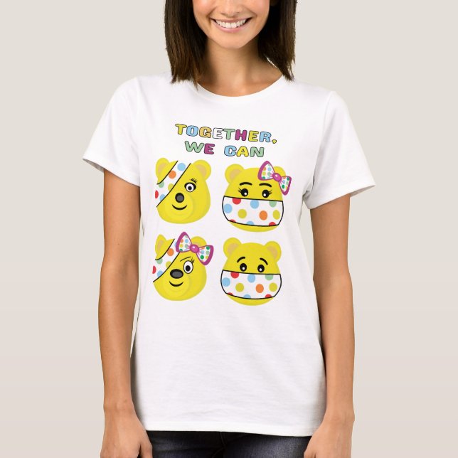 Camiseta BBC Crianças em Necessidade - Pudsey Bear Mulheres (Frente)
