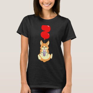 Camiseta Bble Tea Hamster segundo aniversário Kids Balão P