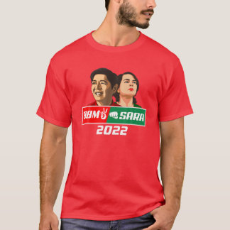 Camiseta BBM Sara 2022 Duterte Inday Presidente Red Bong Ma