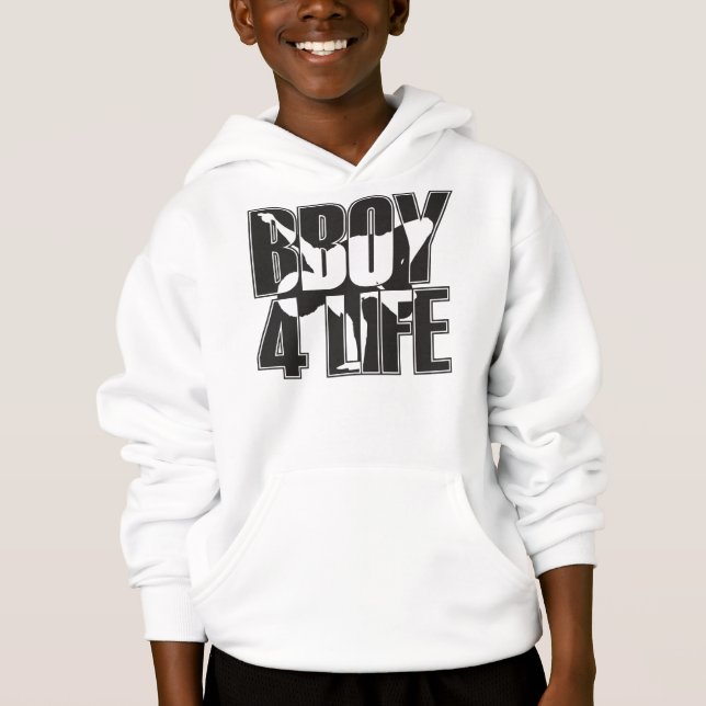 Camiseta BBOY caçoa o Hoodie (Frente)