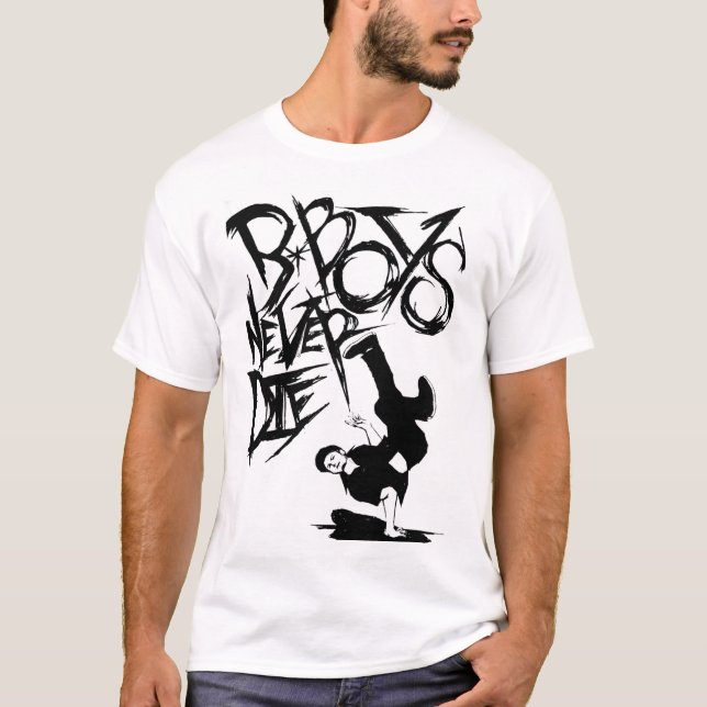 CAMISETA BBOY NUNCA MORREM (Frente)