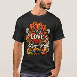 Camiseta BBQ É Minha Linguagem do Amor