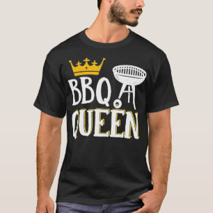 Camiseta BBQ Queen Smoker Grill Barbecue Meat Grilling 