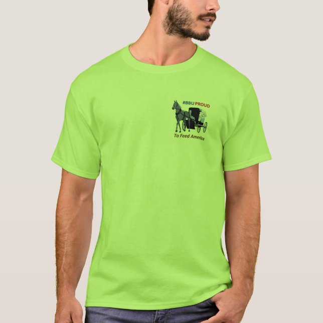 Camiseta BBUProud para alimentar a América (Frente)