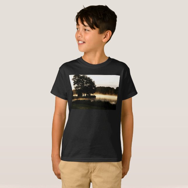 Camiseta Bcna da Cena do Lago Morning (Frente Completa)