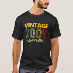 Camiseta Bday 13 Year Old Vintage 2009 13th Birthday