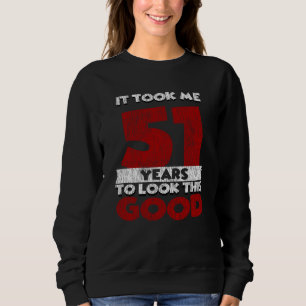 Camiseta Bday De 51 Anos Me Fez Parecer Bom Aniversário De