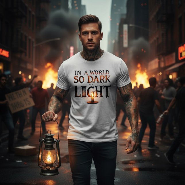 Camiseta Be A Light (Criador carregado)