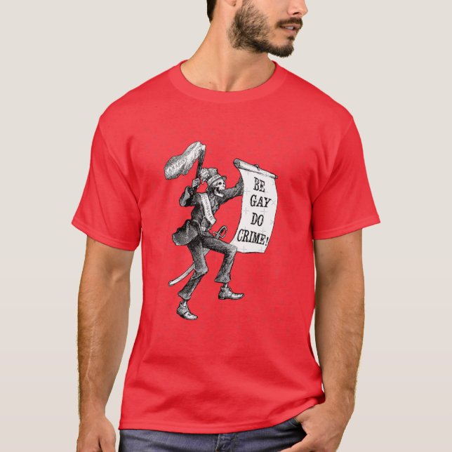 Camiseta Be Gay Do Crime girl (Frente)