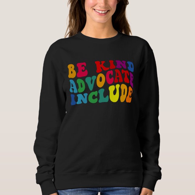 Camiseta Be Kind Advocate Include Disability Awareness Sped (Frente)