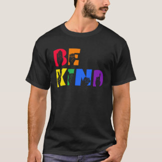 Camiseta Be Kind Deaf Pride