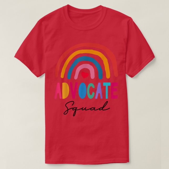 Camiseta Be Kind Include Autism Advocate Squad SPEd Teacher (Frente do Design)