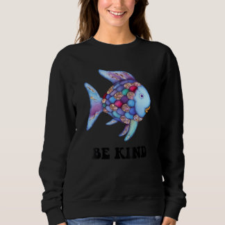 Camiseta Be Kind Rainbow Fish Teacher Life Teaching Back To