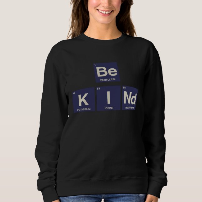 Camiseta Be Kind Science  Periodic Table of Elements (Frente)