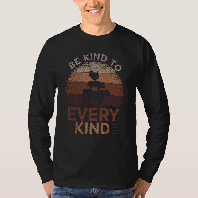 Camiseta Be Kind To Every Child Animals Hutch Farm Animal P (Frente)