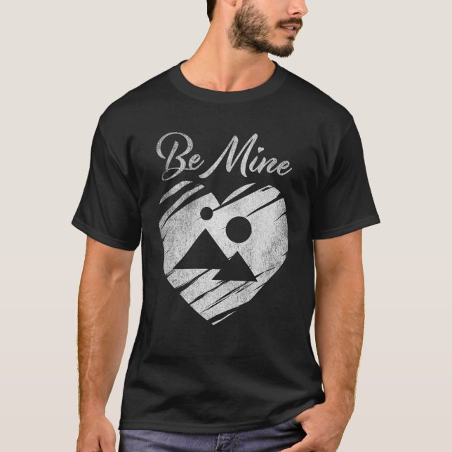 Camiseta Be Mine Decentraland MANA Coin Valentine Crypto To (Frente)