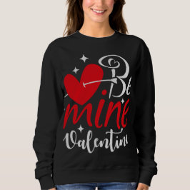 Camiseta Be Mine Valentine Shirt – Romantic Heart Typograph