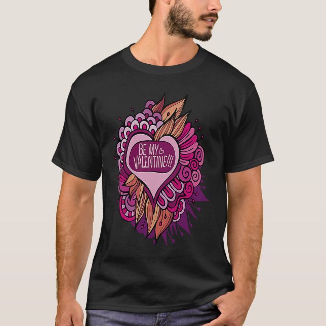 Camiseta Be My Valentine       (Frente)
