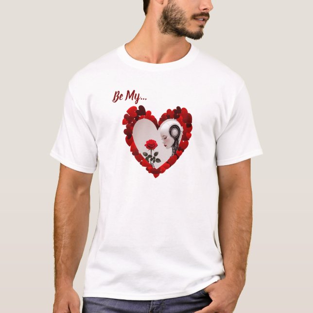 Camiseta Be My Valentine ❤️ (Frente)