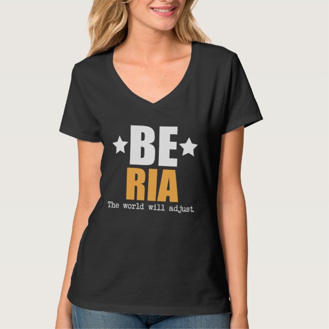 Camiseta Be Ria The World Will Adjust (Frente)