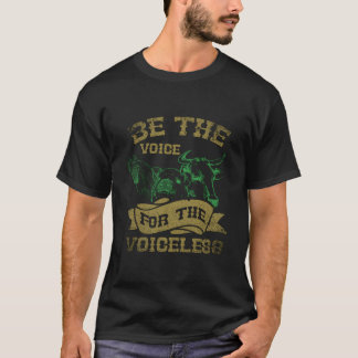 Camiseta Be The Voice For The Voiceless Vegan
