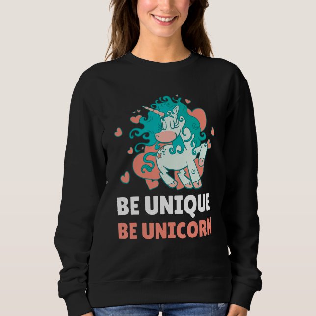 Camiseta Be Unique Be Unicorn 1 (Frente)