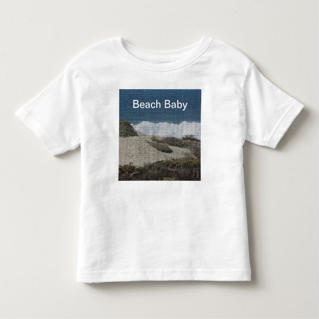 Camiseta Beach Baby California Paisagem costeira Oceano (Frente)
