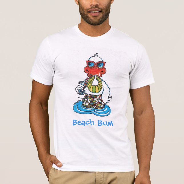 Camiseta Beach Bum Duck (Frente)