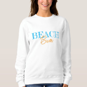 Camiseta BeACH BUM Sweatshirt Férias de Verão Diversão Colo
