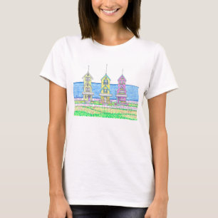 Camiseta Beach Cottage Trio 2 Turquoise Tshirt