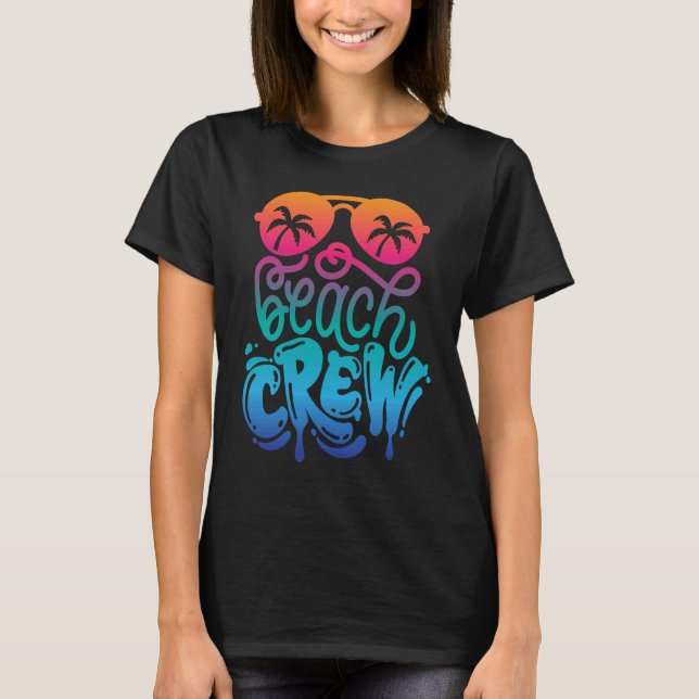 Camiseta Beach Crew Family Vacation Matching Group (Frente)