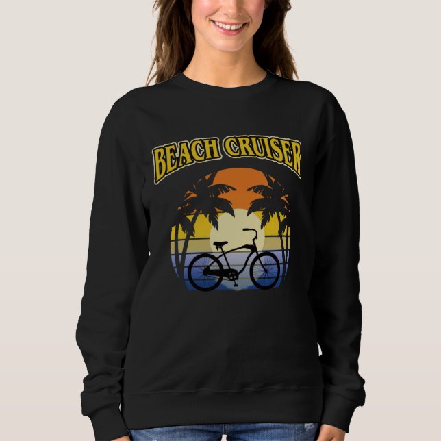 Camiseta Beach Cruiser Bicycle Riding Leisure Casual Bike R (Frente)