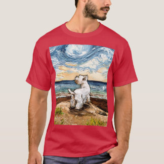 Camiseta Beach Day Westie