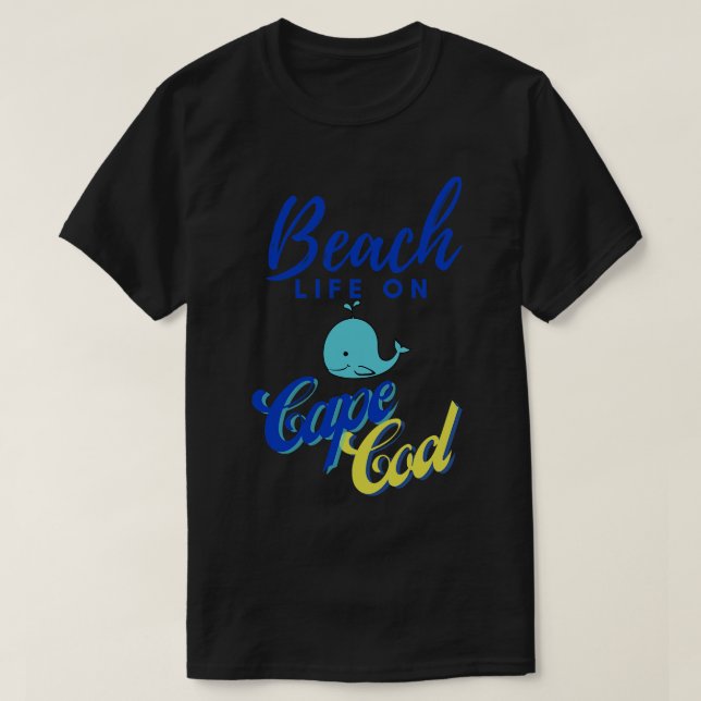 Camiseta Beach Life no Cape Cod 1 (Frente do Design)