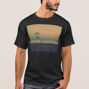 Camiseta Beach Lifeguard Tower Sunset