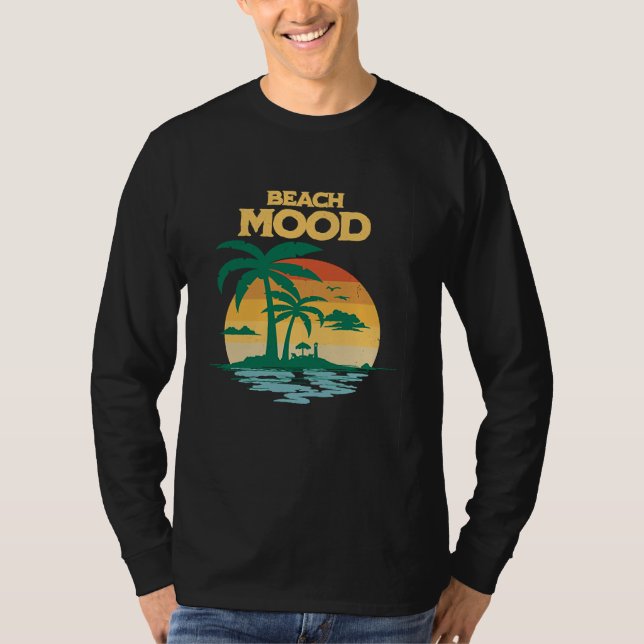 Camiseta Beach Mood  Aloha Hawaii Hawaiian Island Palm Tree (Frente)