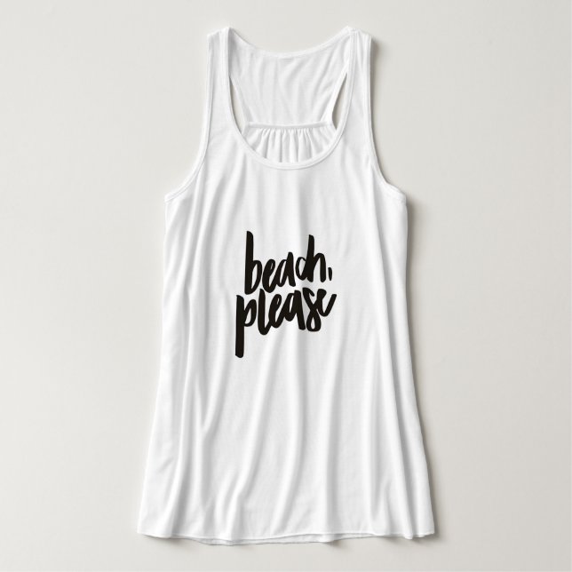 Camiseta Beach Please (Frente do Design)