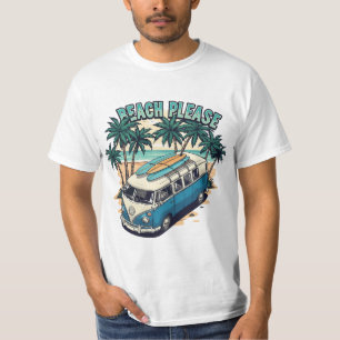 Camiseta Beach Please Retro Surf Van