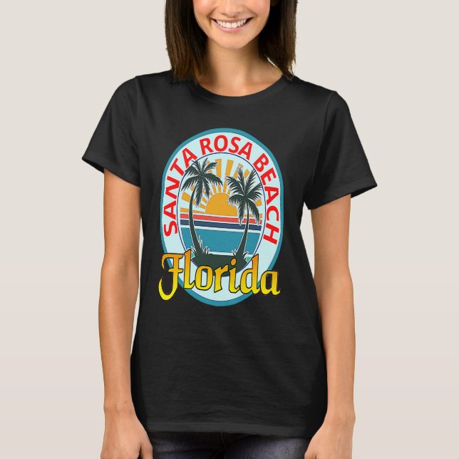 Camiseta Beach Please Santa Rosa Beach Florida Beach Spring (Frente)