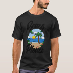 Camiseta Beach Por Favor Women Beach Adventures Love Sunris