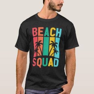 Camiseta Beach Squad Family Girl Trip Spring Break Summer V